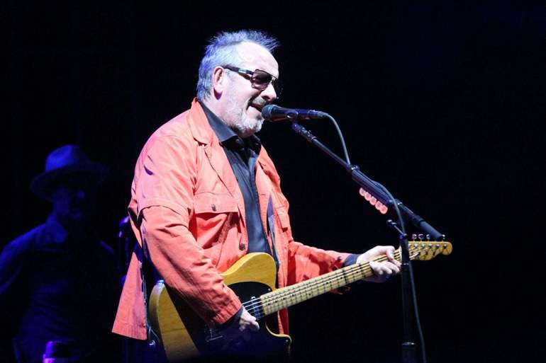 Elvis Costello headlining at Memorial Park Concert