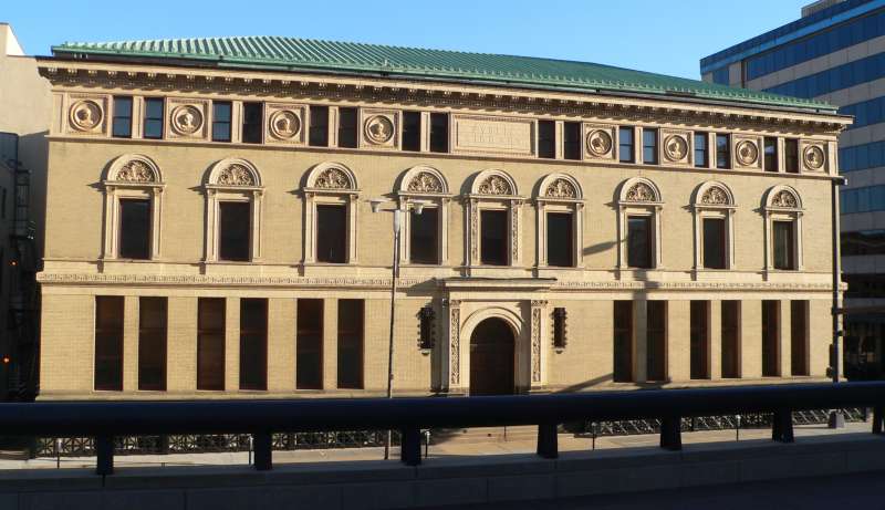 Exterior of an Omaha Public Library building